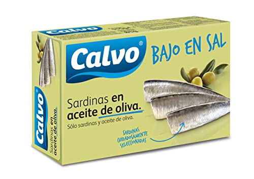 Calvo Sardinas en Aceite de Oliva Baja en Sal 120g